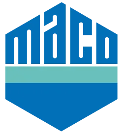 Логотип виробника віконної фурнітури Maco